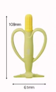 Massaggiagengive flessibile a forma di mais in Silicone platino - Product Image 3