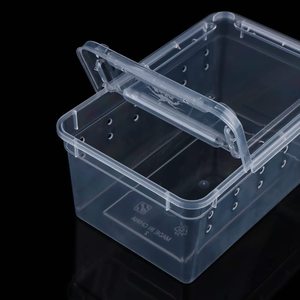 <span class=keywords><strong>Mini</strong></span> 5,1 "L X 3,1" W X 2,5 "H Venta al por mayor Nuevo diseño Buen precio Caja de transporte de plástico Caja de cría - Product Image 4