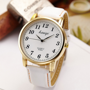 Nuevo reloj de cuarzo estilo coreano con correa de cuero genuino, reloj electrónico moderno adecuado para hombres y mujeres. - Product Image 4