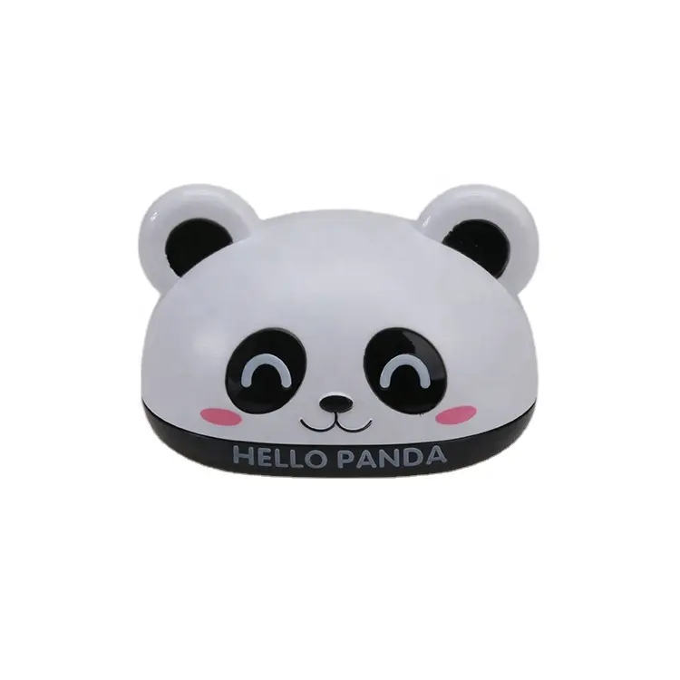 Saboneteira de banho de bebê com desenho de panda fofo, acessório de banheiro, caixa de plástico para sabonete