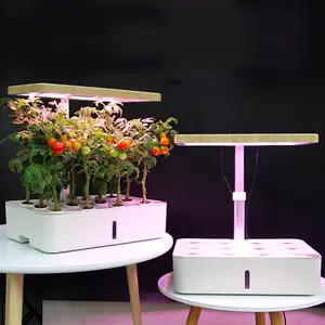 Hochwertiges Hydroponik-Anbaus ystem mit LED-Wachstums licht, Smart Garden Planter für die Wohnküche, automatische Timer-Keimung