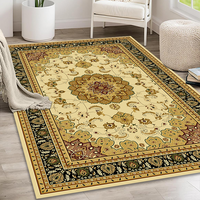 Tapis moderne en velours cristal au nouveau design personnalisé Tapis chinois antidérapant à impression numérique Tapis et moquettes de salon de grande surface