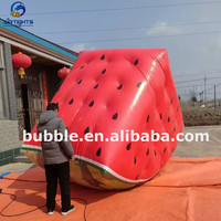 Hot Selling Watermeloen Helium Ballon Goede Kwaliteit Vliegende Opblaasbare Fruit Ballon