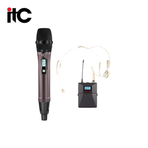 Système de microphone professionnel UHF, portatif, ultra-haute fréquence, <span class=keywords><strong>double</strong></span> gamme, wifi, true diversity, en chine - Product Image 2
