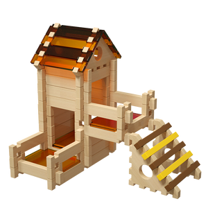 Nouveau jouet éducatif pour l'apprentissage précoce, blocs de construction architecturaux, jouets en bois créatifs à empiler pour enfants, garçons et filles - Product Image 4
