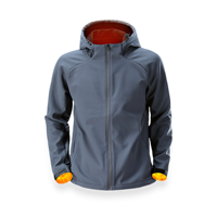 Veste Softshell d'hiver épaisse pour homme, doublée polaire, chaude, coupe-vent, hydrofuge, nouveau style, sport, randonnée, course à pied, couleur unie