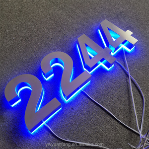 Công ty hình ảnh tường Logo nền LED tùy chỉnh dấu hiệu sáng từ tùy chỉnh Acrylic bảng hiệu LED thư ký - Product Image 6