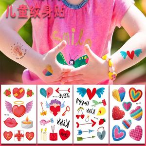 Disegni del tatuaggio di trucco di san valentino Cute Heart <span class=keywords><strong>Love</strong></span> Letter Bird Body Art adesivi temporanei per tatuaggi tatuaggi - Product Image 1