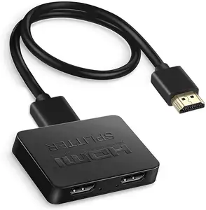 4K HDMI ספליטר 2 יציאת 1 ב 2 מתוך להאריך תצוגת מגבר כפול צגים 3D ספליטר HDMI