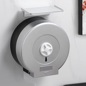 ホスピタリティ商業用壁掛け できない ドリル粘着式ジャンボトイレットペーパーホルダーティッシュディスペンサー (ホテル用) - Product Image 2