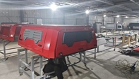 Cubierta de Aluminio para Camioneta, con Ventanas Laterales Deslizantes y Puertas con Cerradura
