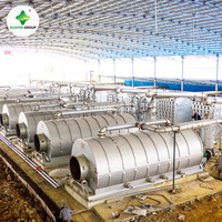 Usine industrielle de pyrolyse de pneus de 15 tonnes pour produire du mazout et du diesel Machine de pyrolyse de pneus en caoutchouc à vendre