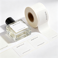 Étiquettes autocollantes en vinyle pour parfums, autocollants cosmétiques, logo personnalisé, emballage de flacons en verre