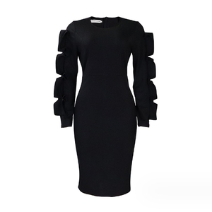 Abito Casual a maniche lunghe da donna europeo e americano autunno nuovo temperamento <span class=keywords><strong>oversize</strong></span> alla <span class=keywords><strong>moda</strong></span> - Product Image 3