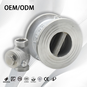 Chất lượng cao kiểm tra van ANSI 150lb thép không gỉ thủy lực kiểm tra van 304 316 bướm loại đôi-Đĩa không trở lại van - Product Image 1