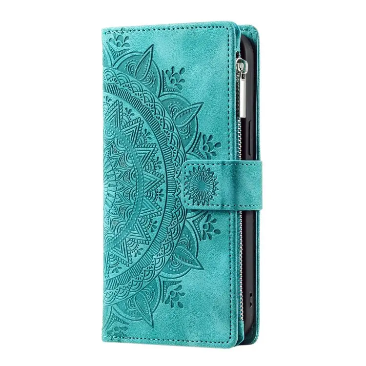 Mandala Flower Imprinted PU Leather Phone Cover Wallet Case for Nokia G60 5G trendy phone case