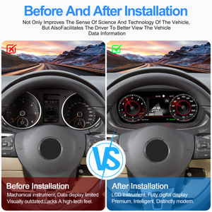 Navihua pour Volkswagen VW <span class=keywords><strong>Golf</strong></span> <span class=keywords><strong>6</strong></span> 2010-2012, <span class=keywords><strong>tableau</strong></span> <span class=keywords><strong>de</strong></span> <span class=keywords><strong>bord</strong></span> numérique LCD pour voiture, écran 12,3 pouces, compteur <span class=keywords><strong>de</strong></span> vitesse automatique, système Linux - Product Image 5