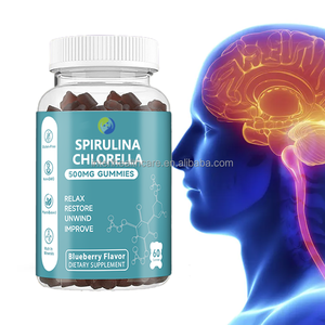 OEM Spiruline Gummy Immune Boost Prend en Charge Bienfaits Pour La Santé Supplément Spiruline Chlorella Gummy En Vrac - Product Image 2