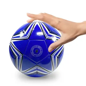 安いカラフルな広告ラバーサッカーサイズ54 3 2 1、販促用ソフトバルクネオプレンサッカーボール