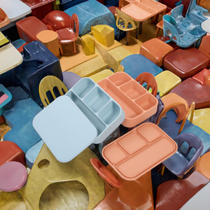 Fiambrera de silicona sin BPA, apto para lavavajillas, microondas, caja de aperitivos para niños, contenedor reutilizable para alimentos para bebés - Product Image 2