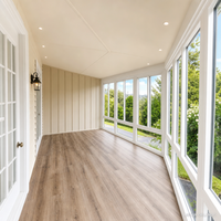 Verrière extérieure personnalisée en verre pour patio, jardin ou terrasse