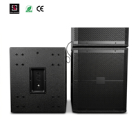 Système de sonorisation actif LS-915 professionnel avec caisson de basses de 15 pouces, 2400W, DSP intégré, étanche, pour extérieur