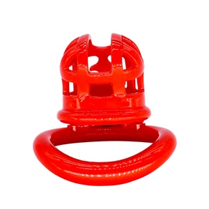Jaula para Pene Negra FRRK, Dispositivo de Castidad Masculina, Jaula de Castidad Impresa en 3D, Candado para Pene, Juguetes Sexuales para Hombres - Product Image 4