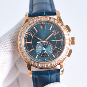 Montre mécanique automatique sophistiquée unisexe de qualité 5A avec plusieurs achats possibles, cadran à complications, index des heures en diamant - Product Image 3
