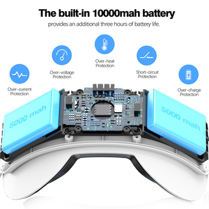 Accessoire de jeu de bandeau VR longue durée de grande capacité de conception ergonomique avec batterie 10000mAh filaire pour <span class=keywords><strong>Meta</strong></span> <span class=keywords><strong>Quest</strong></span> <span class=keywords><strong>2</strong></span>/3/3s - Product Image 3