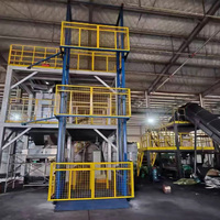 Eterlift 10m Guide Rail Hydraulic Freight Lift Vertical Industrial Cargo Elevator Warehouse Goods Transport Platform