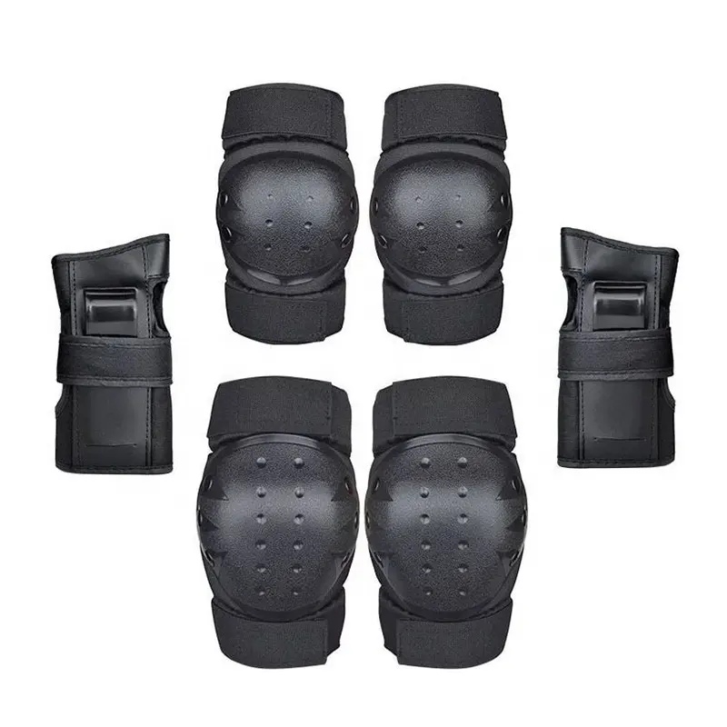 6pcs/set Cycling Skating Protective Gear Pads Knee Elbow Pads Wrist Guards Outdoor Sport Safety Protector For Adults KIDS