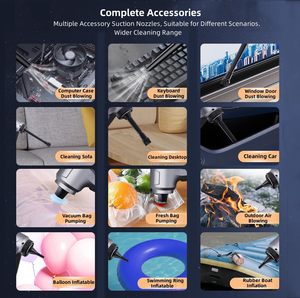 <span class=keywords><strong>Aspirateur</strong></span> à main USB rechargeable pour la maison avec une puissance d'<span class=keywords><strong>aspiration</strong></span> élevée de 16000PA, double usage humide/sec pour voiture et maison - Product Image 6