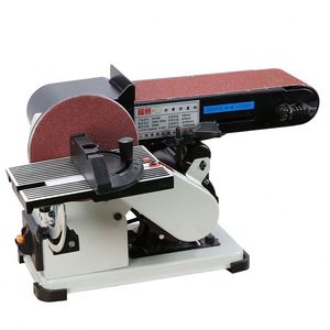 Lijadora de Banda y Disco Eléctrica de 450W para Palés de Madera, 4x6 Pulgadas, Ancho de Banda de 6 Pulgadas, Disco de 9 Pulgadas, Grado Industrial, 1 Año de Garantía, Fácil de Usar - Product Image 1