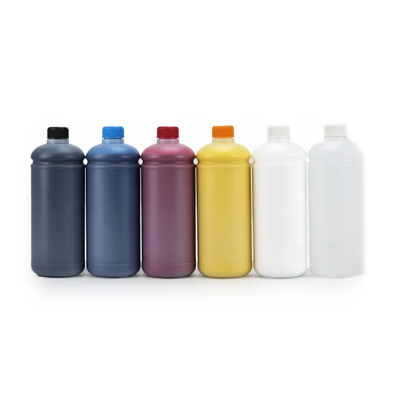 Горячая Распродажа 5 видов цветов 1000 мл для рисования на ткани DTG чернил для принтера Epson L800 L805 L1800 R290 1390 1400 R2000 4800 DX5 DX7 DTG печатные головки