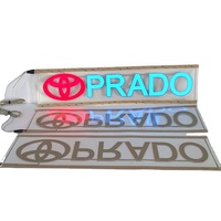 Autocollant lumineux de marque de voiture EL Décalcomanie de logo de véhicule Lumière LED Vinyle Support à faible coût Conception personnalisée
