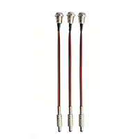 Cable de Extensión de Alimentación CC Impermeable DC5525 Macho a Hembra, 18AWG, Metálico, con Tuerca de Sujeción