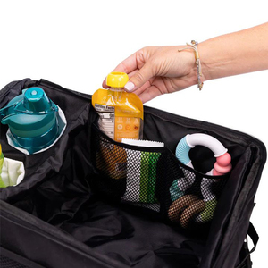 Organizador de Asiento Trasero de Coche de Lujo, Informal, Gran Capacidad, Portátil y Fácil de Limpiar, con Cierre de Cremallera, <span class=keywords><strong>2</strong></span> Portavasos y 10 Bolsillos Laterales - Product Image 4