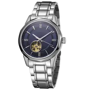 Full stainless steel automatic ready to ship lovers gift luxury reasonable prices wrist couple watch for man and women
