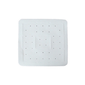 Alfombra de Baño Blanca 55x55 Cm Antideslizante Resistente al Moho Para Baño - Product Image 1
