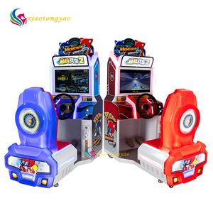 เครื่องเกมแข่งรถอาร์เคดแบบหยอดเหรียญ ปรับแต่งได้ ตู้โลหะ สำหรับศูนย์เกม ภาษาอังกฤษ 110V/220V - Product Image 2