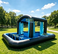 Tente de bar aquatique gonflable couleur personnalisée, pub gonflable flottant pour adultes, bar gonflable pour piscine extérieure pour fête d'été