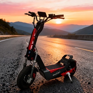 Trottinette électrique pliable Geofought, batterie 72V 30-60Ah, pneus tout-terrain de 16 pouces, longue autonomie, pour adultes, pour les trajets domicile-travail - Product Image 1