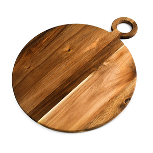 Tabla de cortar rústica de bistec multiusos de suministro de fábrica WDF tabla para picar tabla de cortar de madera para uso doméstico diario - Product Image 4
