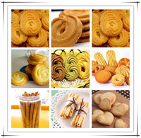 Ligne de production de biscuits au beurre à trois couleurs à haut rendement Longyu SV700C, machine industrielle automatique pour les grandes boulangeries