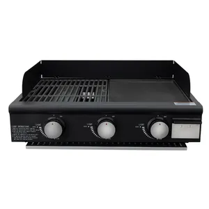 Xách tay 25 inch RV ngoài trời gas griddle Top plancha