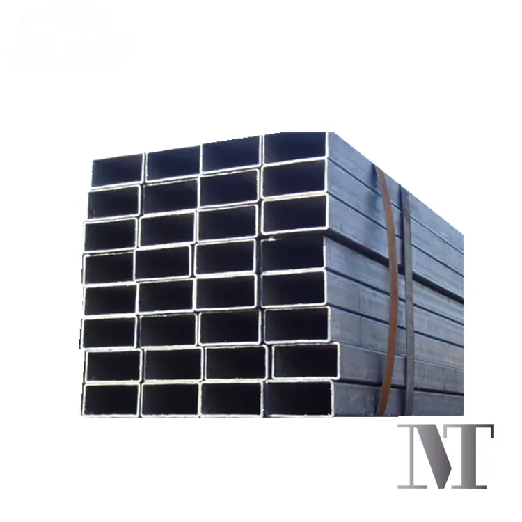 正方形および長方形の鋼管溶接事前亜鉛メッキMSシームレス鋼正方形パイプチューブ