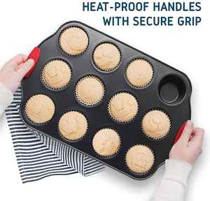 Juego de 15 Moldes de Silicona Antiadherentes para Pizza, Galletas y Muffins - Product Image 5