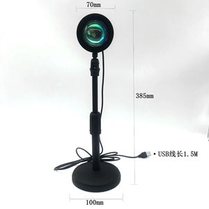 Luz Ambiental Atmósfera Atardecer Roja para Fotos, Fondo de Transmisión en Vivo, Luz de Relleno, Proyección para Dormitorio, PVC con Forma de Planeta, Ambiente Interior - Product Image 6