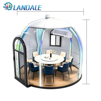 Dôme transparent en polycarbonate en promotion – Tente bulle transparente 2,7m, 4m, 6m, 8m pour glamping extérieur et dîners en restaurant