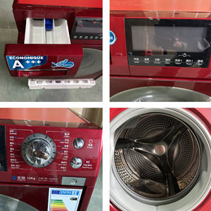 <span class=keywords><strong>Machine</strong></span> à <span class=keywords><strong>laver</strong></span> à tambour <span class=keywords><strong>silencieuse</strong></span> 10KG entièrement automatique pour le lavage et le séchage Équipement de blanchisserie à chargement frontal Ménage commercial - Product Image 6